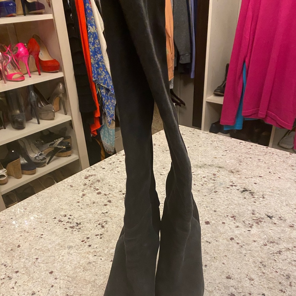 Stuart Weitzman Platform Suede Boot - image 2